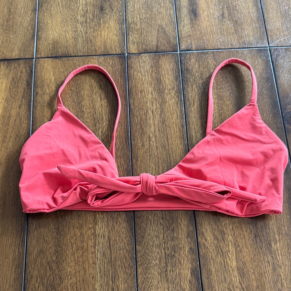 lululemon athletica coral red bikini top